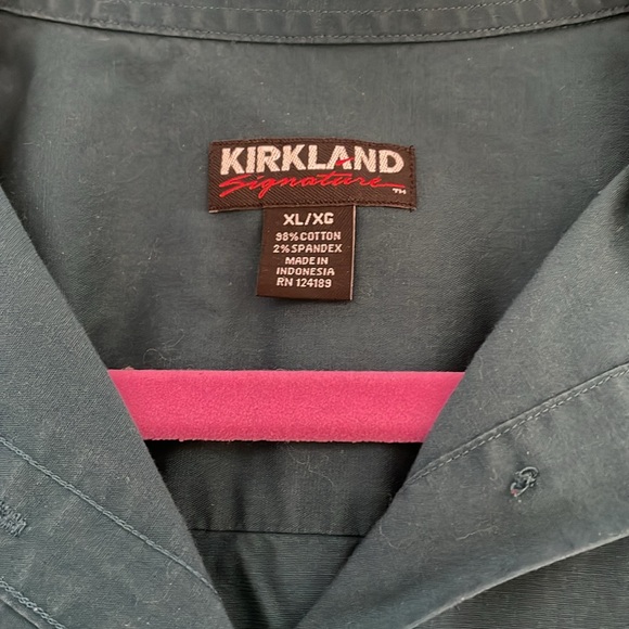 Lot 1 / 2 Items Kirkland Signature And Lady Hathaway. 2 Blouses In 1 Lot. Sz XL - Picture 4 of 9